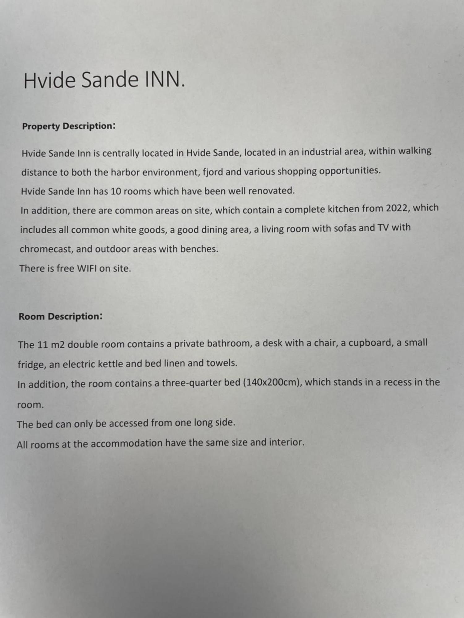 Hvide Sande Inn ภายนอก รูปภาพ